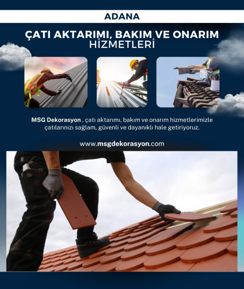 Çatı Aktarımı, Bakım ve Onarım Hizmetleri