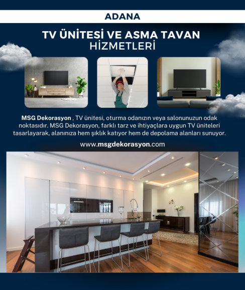 TV Ünitesi ve Asma Tavan Hizmetleri